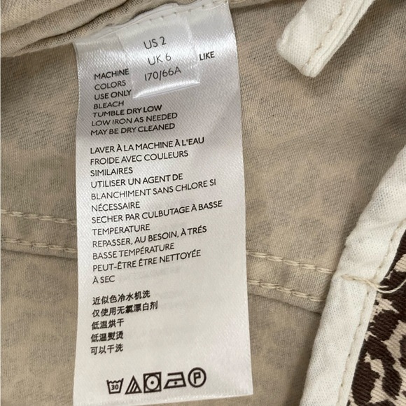 Free People Modern Femme Mini Skirt Brown Leopard Print, Size 2 - Picture 7 of 7